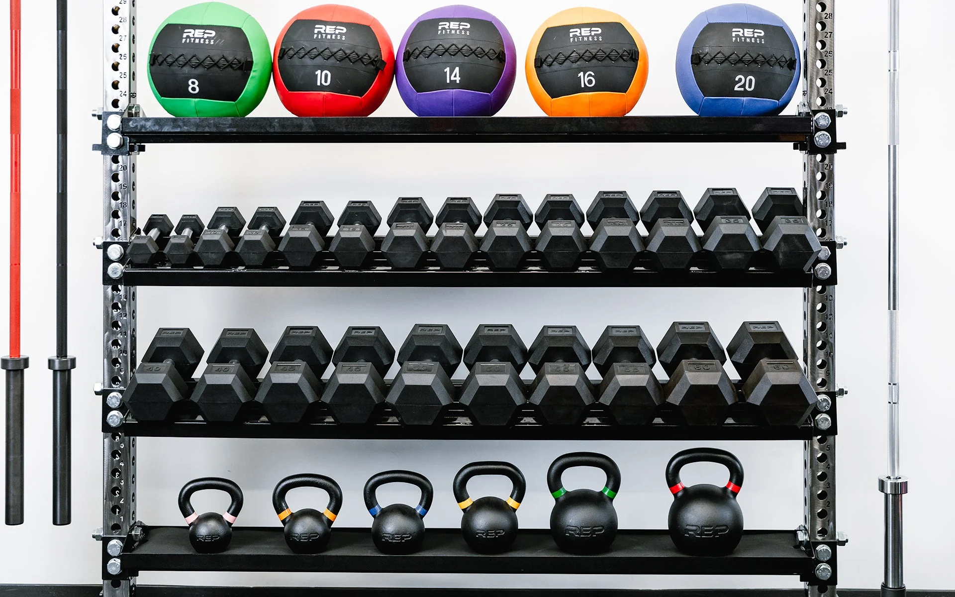 Dumbbell & Kettlebell Storage Shelf - Image 3