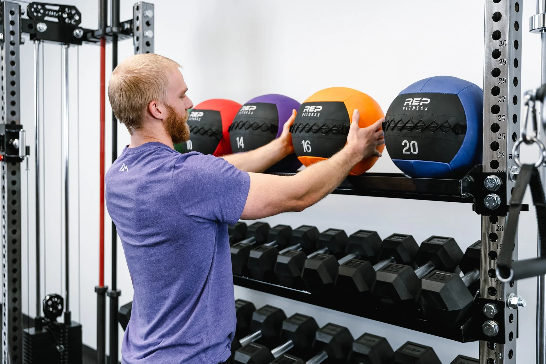 Dumbbell & Kettlebell Storage Shelf - Image 8